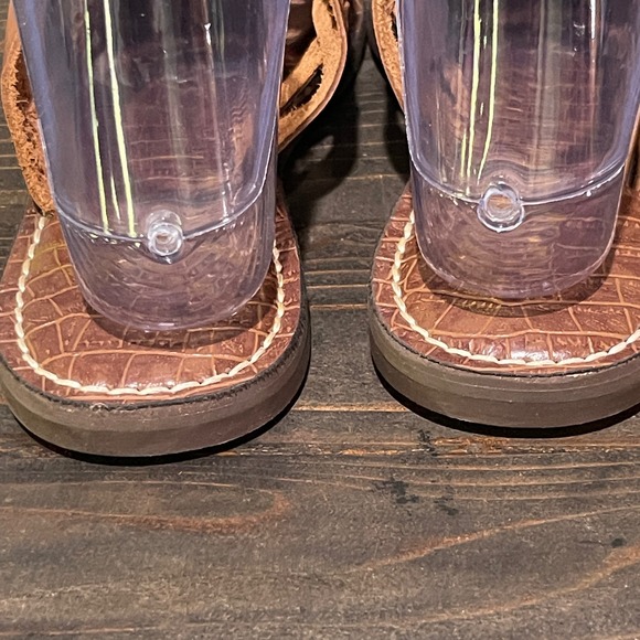 Sam Edelman Keely Woven Mule Slides Women's Size 8 Brown Leather - Picture 6 of 15